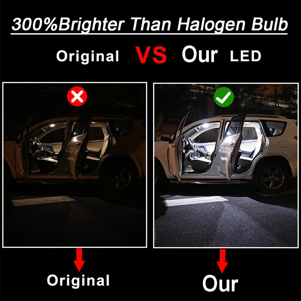 For Seat Leon MK3 MK2 MK1 1 2 3 5F 1M 1P 1998 2001 2004 2005 2011 2015 2017 2018 2020 Accessories Car Interior LED Light Canbus