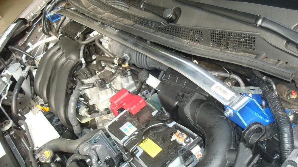 TTCR-II For Nissan Tiida 2012-2016 balance bar Engine compartment aluminum magnesium alloy Strut Bars Auto Replacement Parts