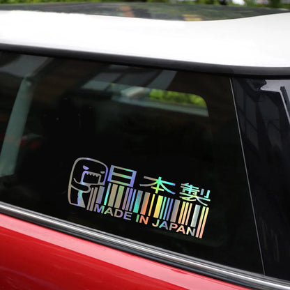 “MADE IN JAPAN” PVC Car Decal – Two Sizes