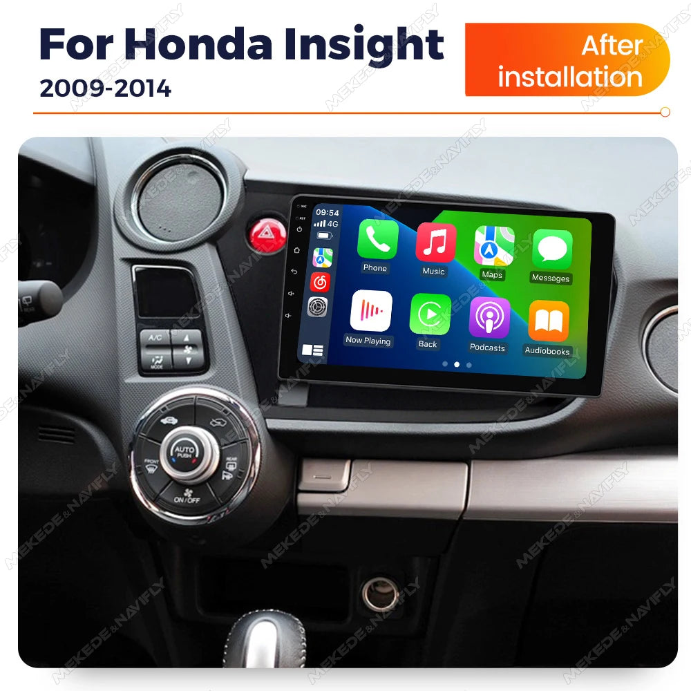 Android 14 Car Radio 2GB+32GB Wireless Carplay For Honda Insight 2 2009 - 2014 Navigation GPS Multimedia Video Player IPS Screen