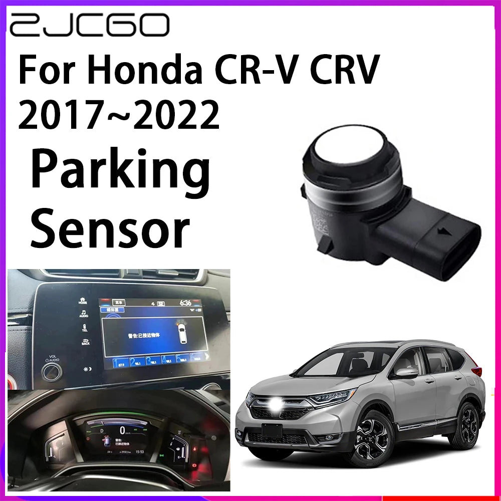 ZJCGO Parking Sensor Kit Car Parktronic Backlight Reverse Radar Monitor System for Honda CR-V CRV 2017 2018 2019 2020 2021 2022
