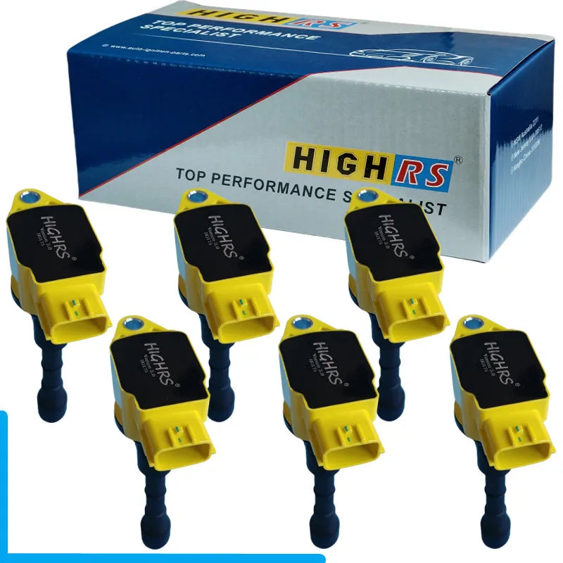 HIGHRS Ignition Coil for 3.7L V6 VQ37VHR - Infiniti G37 M37 Q40 Q50 Q60 Q70 Q70L QX50 EX37 FX37 and Nissan 370Z
