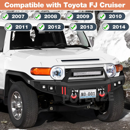 Heavy-Duty Front Bumper for Toyota FJ Cruiser 2007-2014