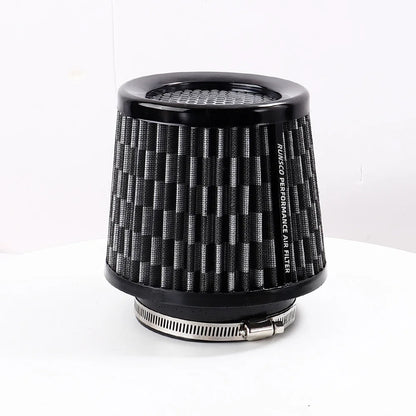 76MM 89MM 101MM High Flow Cold Cone Air Intake Filter 2.5inch 3inch 3.5inch Universal Car Air Filter Modification for Race Car