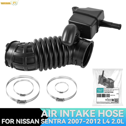 Engine Air Filter Intake Hose Tube for 2007 2008 2009 2010 2011 2012 Nissan Sentra 2.0L Replacement # 16576-ET000 16576-ET00A