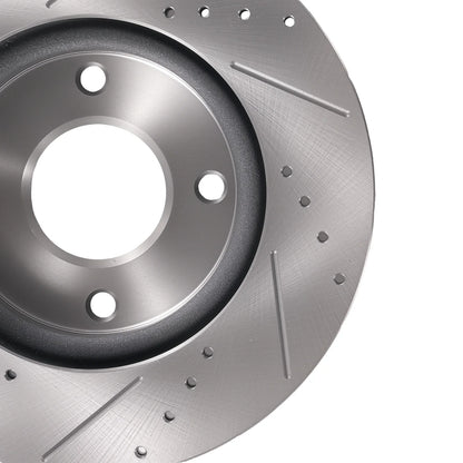 Front Vented Brake Rotors & Pads for Nissan Sentra / Versa 2007-2012 & Cube 2009-2014