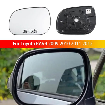 For Toyota RAV4 2009 2010 2011 2012 Car Accessories Rearview Side Mirrors Lens Door Wing Rear View Mirror Glass with Heating