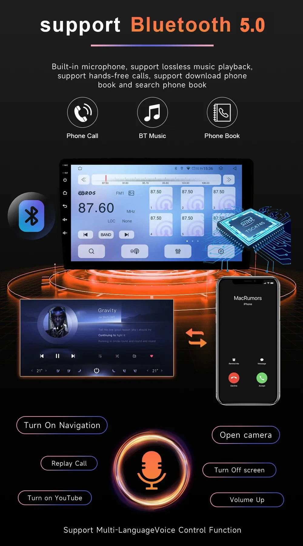 Android 16 Car Radio for Honda CRV 2012 2013 2014 2015 CR-V Car Multimedia Stereo Video Audio Autoradio GPS Player Carplay