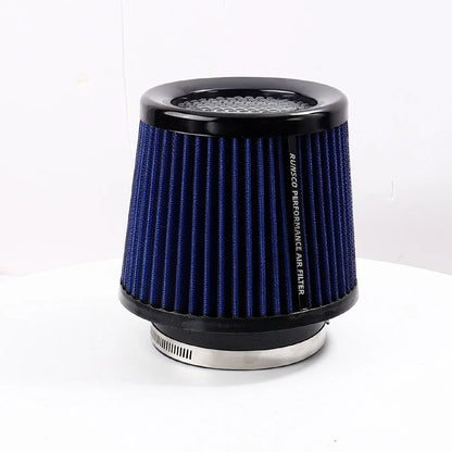 76MM 89MM 101MM High Flow Cold Cone Air Intake Filter 2.5inch 3inch 3.5inch Universal Car Air Filter Modification for Race Car