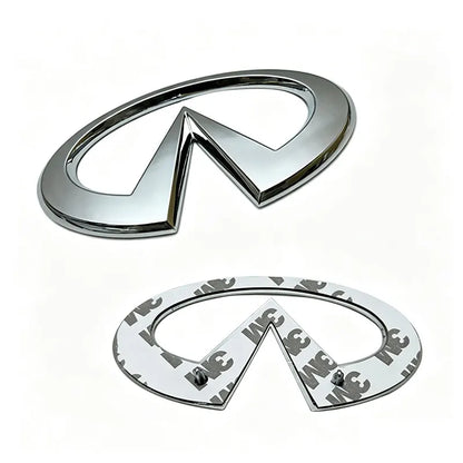 12.5x6cm ABS Rear Trunk Emblem Refit Badge For Infiniti Q50 FX35 Q30 G37 Q70 QX70 G35 Q60 QX50 QX60 QX80 Exterior Accessories