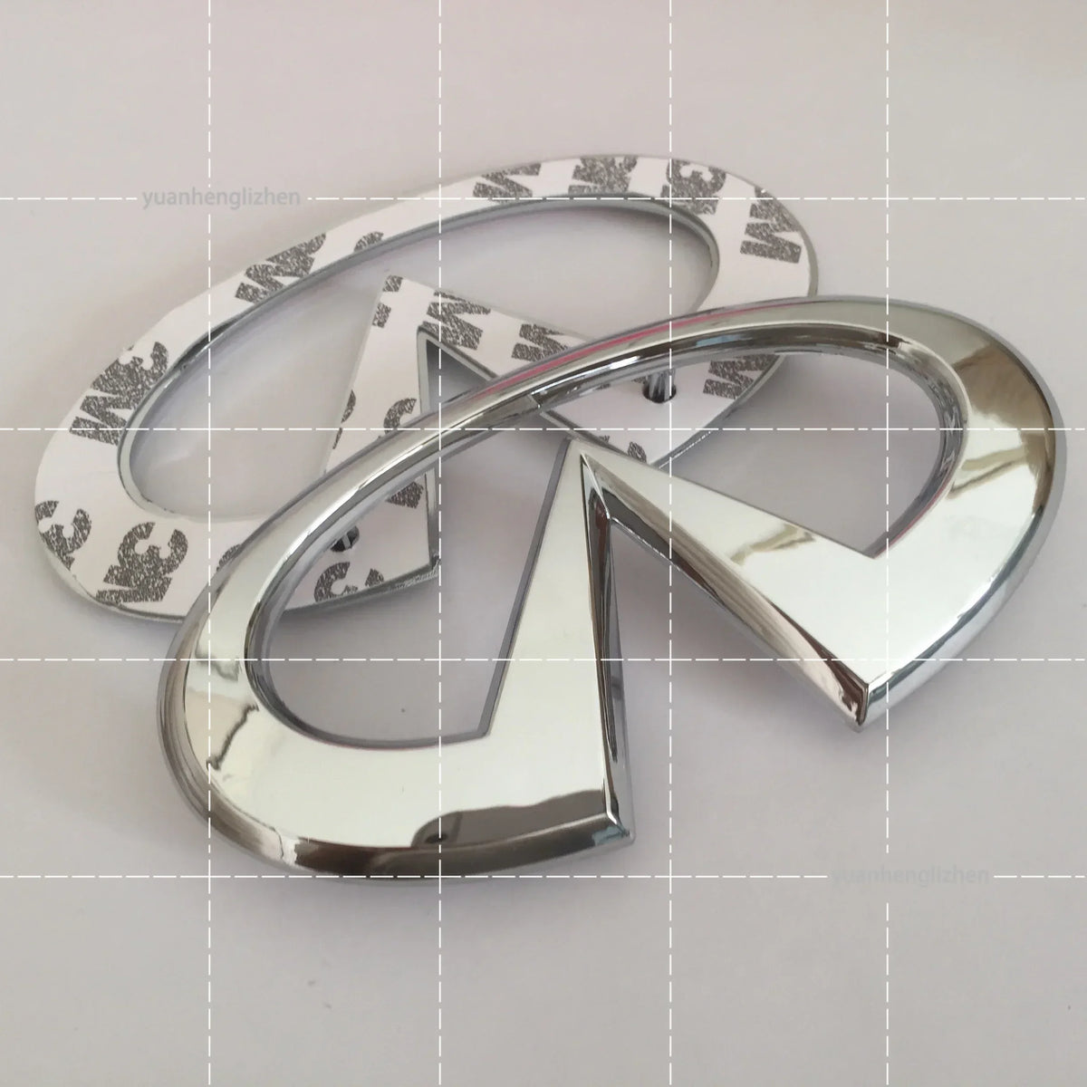 12.5x6cm ABS Rear Trunk Emblem Refit Badge For Infiniti Q50 FX35 Q30 G37 Q70 QX70 G35 Q60 QX50 QX60 QX80 Exterior Accessories