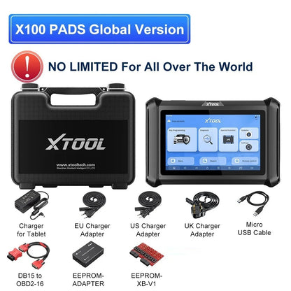 XTOOL X100 PADS V2.0 — Professional Key Programmer &amp; Full-System Diagnostic Scanner