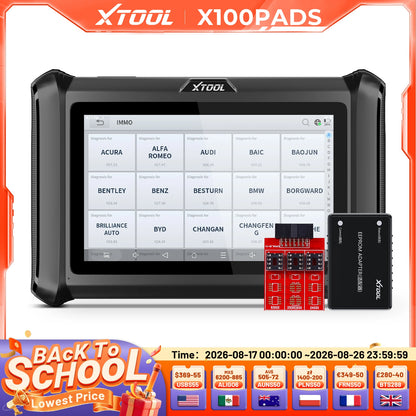 XTOOL X100 PADS V2.0 — Professional Key Programmer &amp; Full-System Diagnostic Scanner