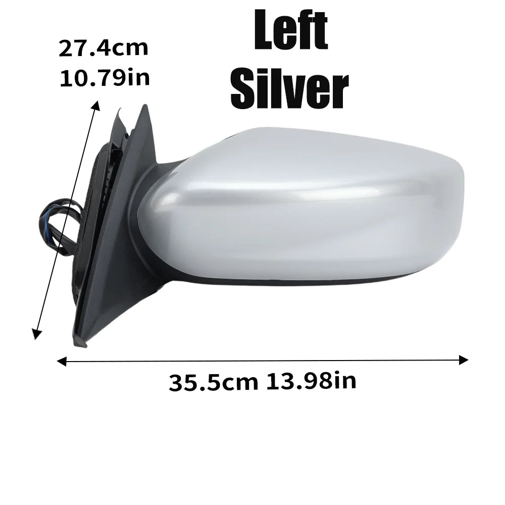 3 Pins Side Mirror Assembly For Nissan Altima 2013 2014 2015 2016-2018 US Version Non-Foldable Rearview Mirror Car Accessories