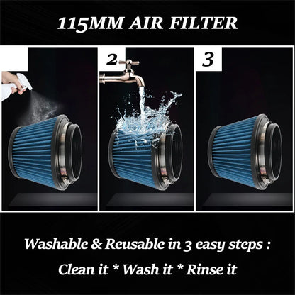 For Honda Civic 92-00 EK EG JDM Racing Car Air Intake Pipe Cold Air Intake Air Filter for Car