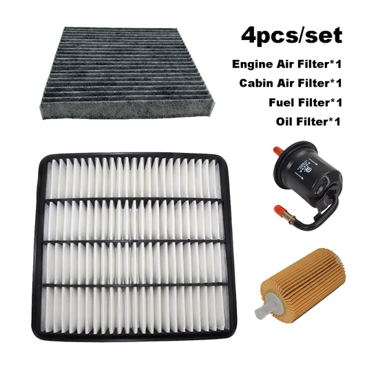Fuel, Oil, AC & Engine Air Filter Kit for Toyota Land Cruiser 200 5.7L & Lexus LX570