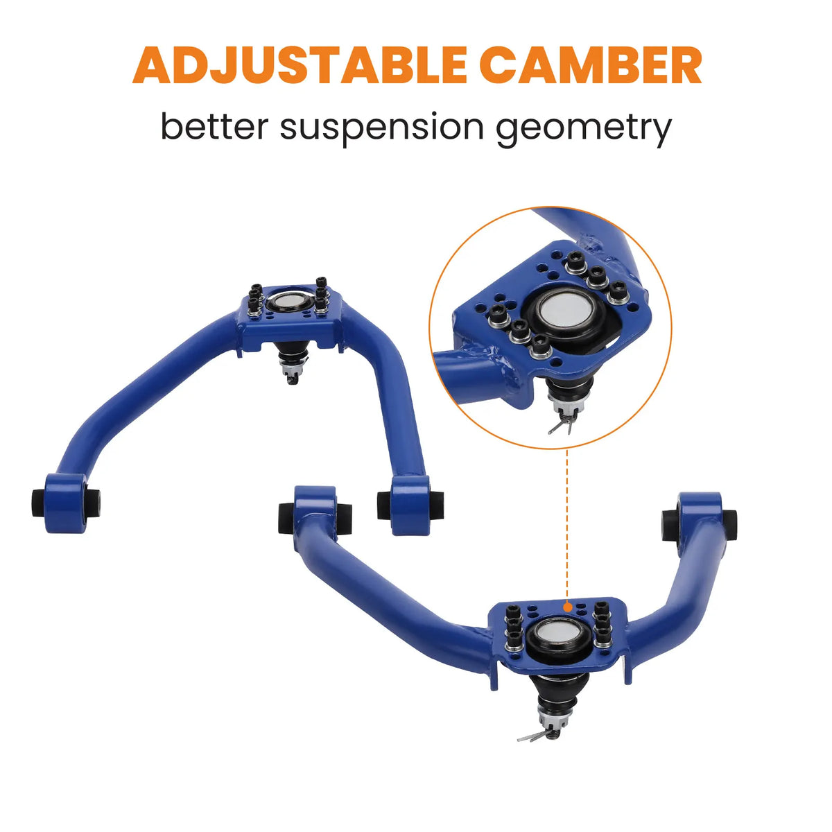 Front Upper Camber Control Arms with Ball Joints for Nissan 350Z 2003-2009 (Pair)