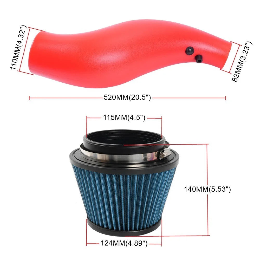 For Honda Civic 92-00 EK EG JDM Racing Car Air Intake Pipe Cold Air Intake Air Filter for Car