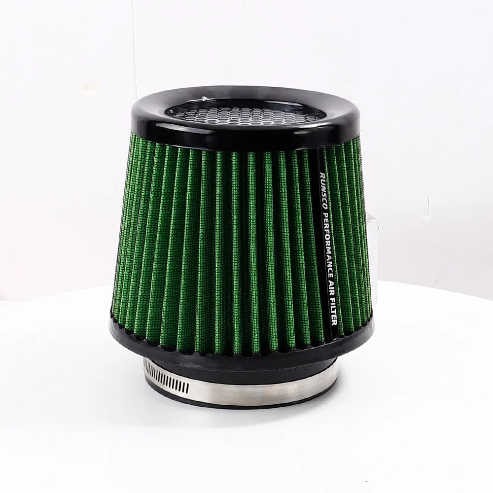 76MM 89MM 101MM High Flow Cold Cone Air Intake Filter 2.5inch 3inch 3.5inch Universal Car Air Filter Modification for Race Car