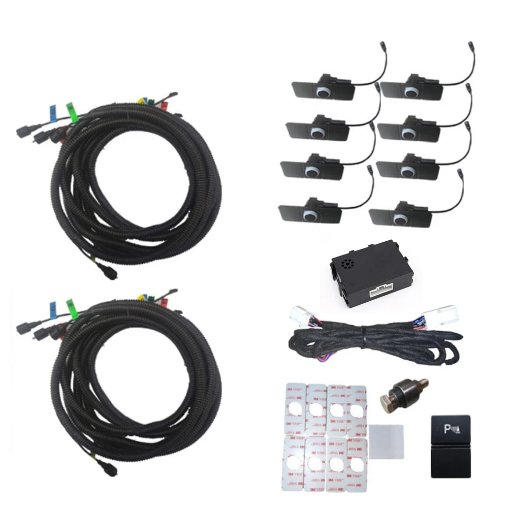 ZJCGO Parking Sensor Kit Car Parktronic Backlight Reverse Radar Monitor System for Honda CR-V CRV 2017 2018 2019 2020 2021 2022