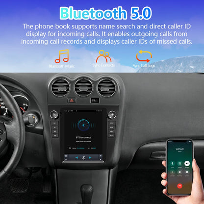 Vertical Screen 9.7'' For Nissan Altima 2008-2012 Carplay GPS Navigation Frame Car Radio Player Multimedia 4G WIFI BT Android