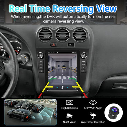 Vertical Screen 9.7'' For Nissan Altima 2008-2012 Carplay GPS Navigation Frame Car Radio Player Multimedia 4G WIFI BT Android