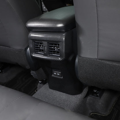 For Toyota RAV4 2020-2025 ABS Carbon Fiber Interior Kit Dashboard Console Gear Shift Panel Decoration Cover Trim Stickers