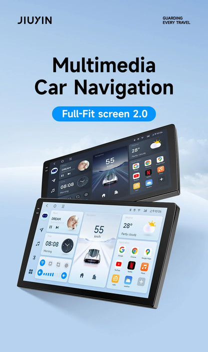 JIUYIN 9“ Android 15 Car Radio Stereo For Toyota Corolla E120 E130 2007-2012 Multimedia Player Navigation GPS Wireless Carplay