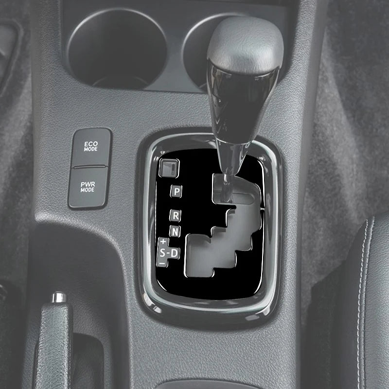 For Toyota Hilux 2015-2021 Carbon Fiber Central Control Gear Shift Indicator Panel Trim Cover Car Interior Decorative Stickers