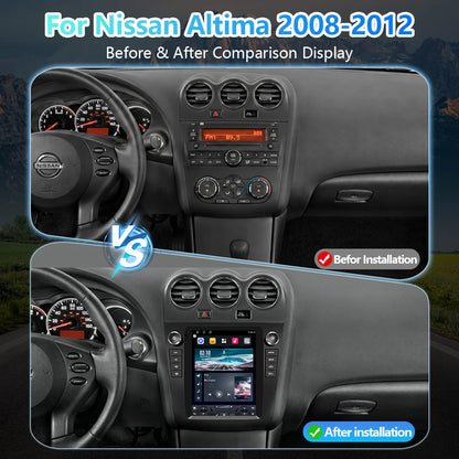 Vertical Screen 9.7'' For Nissan Altima 2008-2012 Carplay GPS Navigation Frame Car Radio Player Multimedia 4G WIFI BT Android