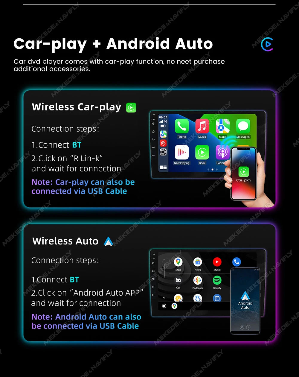 Android 14 Car Radio 2GB+32GB Wireless Carplay For Honda Insight 2 2009 - 2014 Navigation GPS Multimedia Video Player IPS Screen