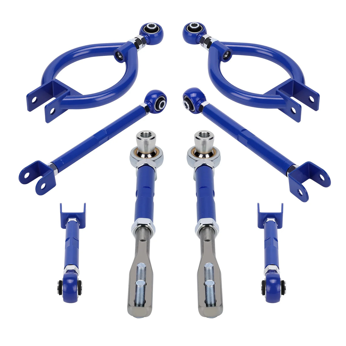 Adjustable Front Tension Rod+Rear Camber +Toe+Traction Arm For Nissan 240SX S13