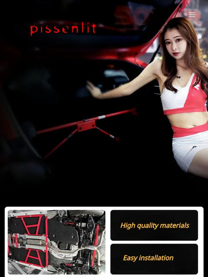 Front Upper Strut Brace Bar For Toyota Corolla 2006-2015 Stable Reinforcement Roll Bars  Tower Brace Arm Engine Shock