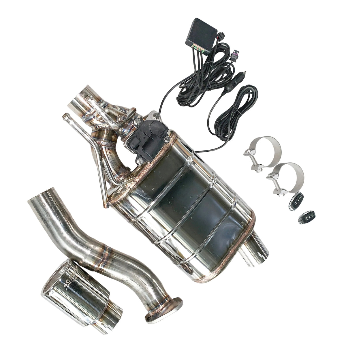 GFC Alexback exhaust muffler for Honda 8th gen Civic 1.8/2.0L Car electric valve exhaust system made of 304 stainless steel pipe