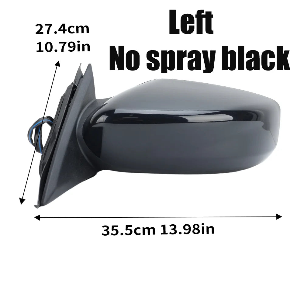 3 Pins Side Mirror Assembly For Nissan Altima 2013 2014 2015 2016-2018 US Version Non-Foldable Rearview Mirror Car Accessories