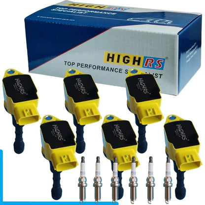 HIGHRS Ignition Coil for 3.7L V6 VQ37VHR - Infiniti G37 M37 Q40 Q50 Q60 Q70 Q70L QX50 EX37 FX37 and Nissan 370Z