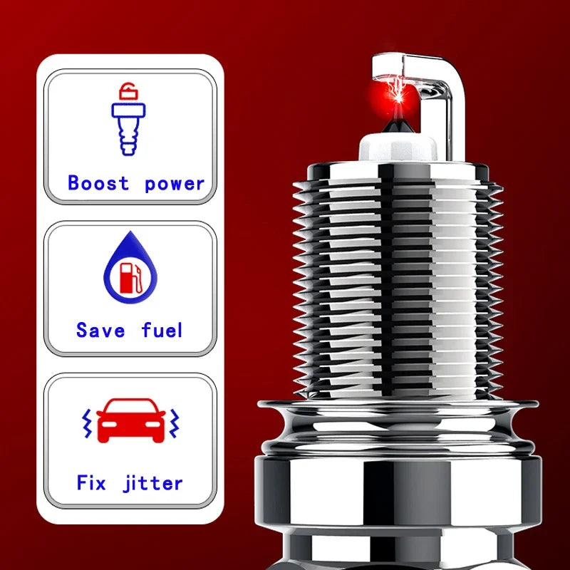 Spark Plugs for Nissan Primera / X-Trail / Teana 2.0L — K20HRU11 (Pack of 4)