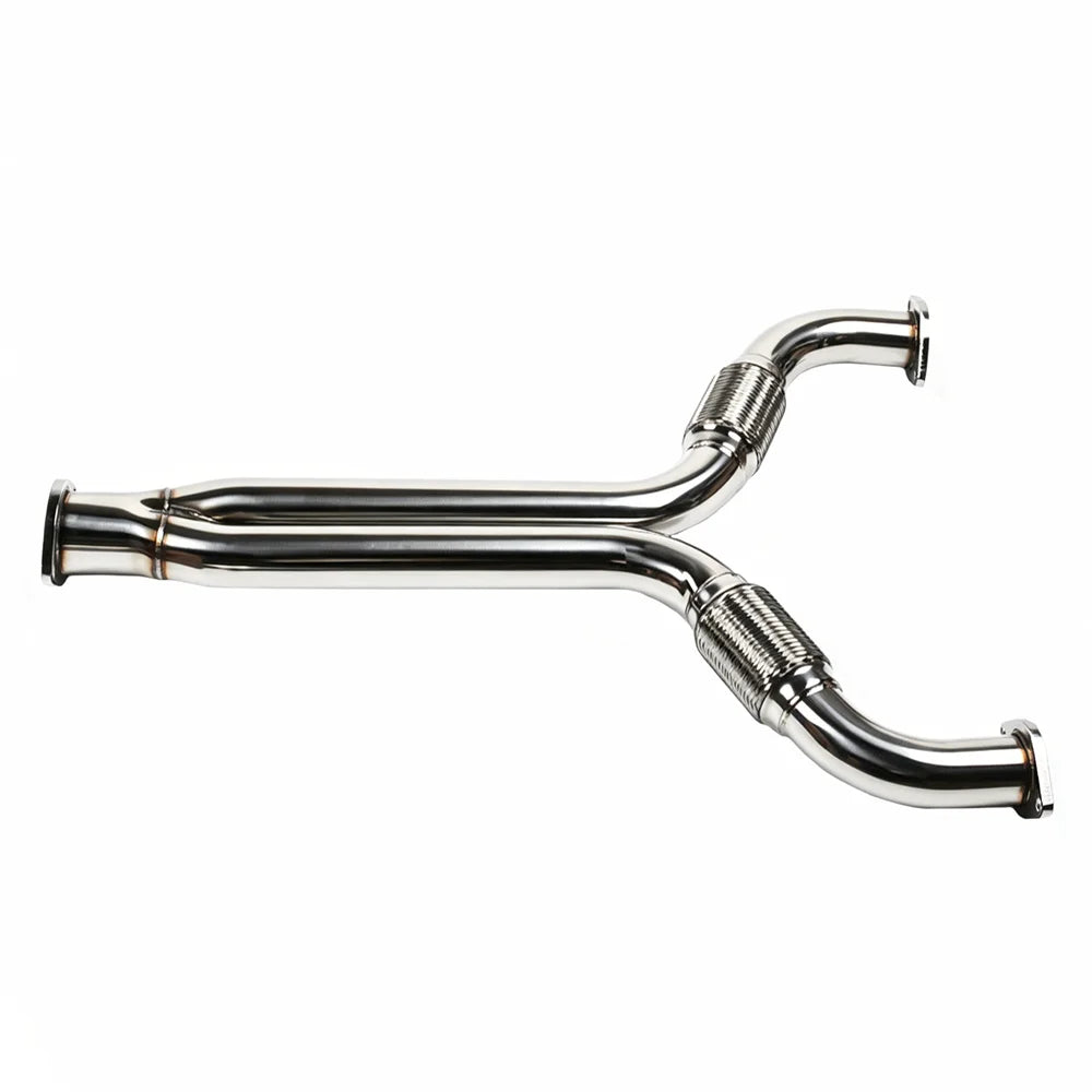 Stainless Steel Exhaust Y-Pipe Header Mid Pipe for 2003-2009 Nissan 350Z Z33 / Infiniti G35 V35 350GT VQ35DE Engine Direct Fit