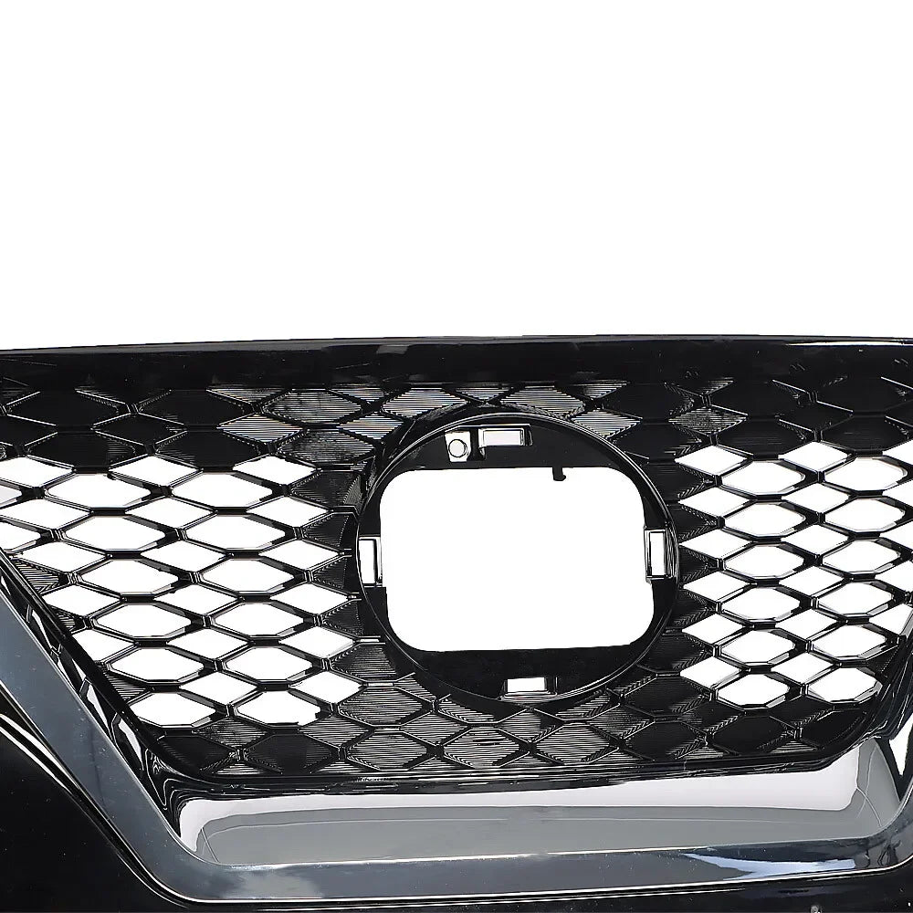 Grille Bumper For 2019-2021 Nissan Maxima Front Plastic Black Chrome Durable