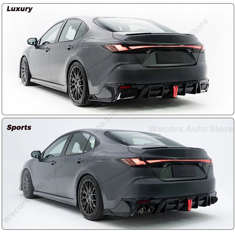 For Toyota 9th Camry 2024+ Rear Bumper Lip Sport Body Kits Yofer Style Rear Diffuser Exterior Upgrade Parts Car Accessories