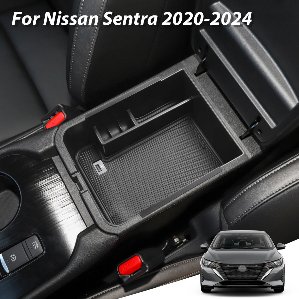 Nissan Sentra Center Console Organizer Tray (2020–2024)