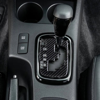 For Toyota Hilux 2015-2021 Carbon Fiber Central Control Gear Shift Indicator Panel Trim Cover Car Interior Decorative Stickers