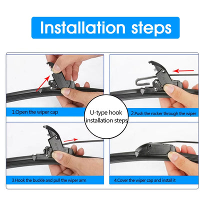 Front Windshield Wiper Blades – Nissan Sentra B16, B17 & B18 (2-Piece Set)