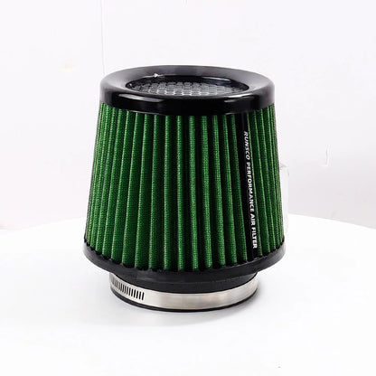 76MM 89MM 101MM High Flow Cold Cone Air Intake Filter 2.5inch 3inch 3.5inch Universal Car Air Filter Modification for Race Car
