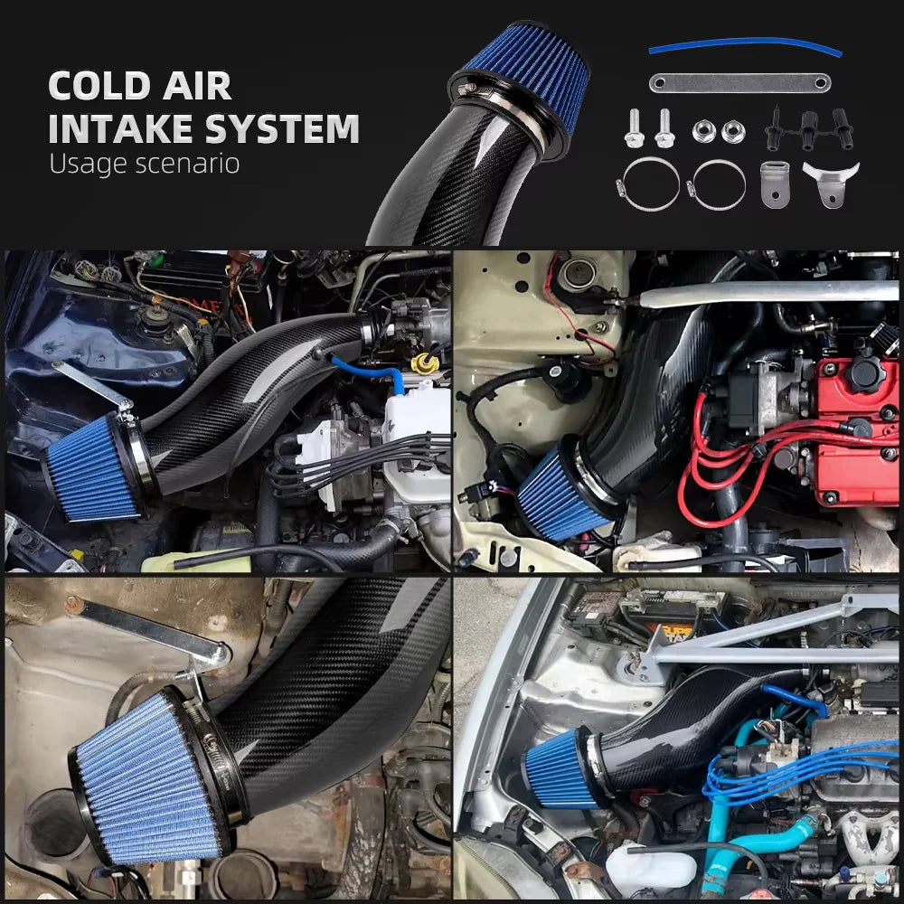 For Honda Civic 92-00 EK EG JDM Racing Car Air Intake Pipe Cold Air Intake Air Filter for Car