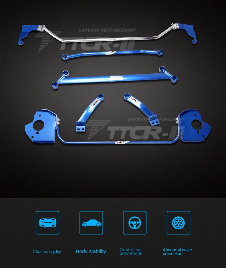 Front Strut Bar for Honda CITY 2015-2020 Suspension Cross Member Cross Member Lateral Stability Bar Control Arm Unsprung Weight