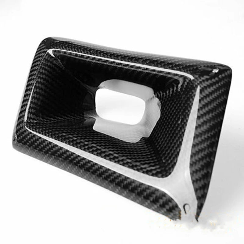 For Nissan 350Z Z33 2003-2009 Front Engine Hood Air Vent Bumper Bonnet Scoop Cover Trim Carbon Fiber Car Upper Outlet Duct Frame