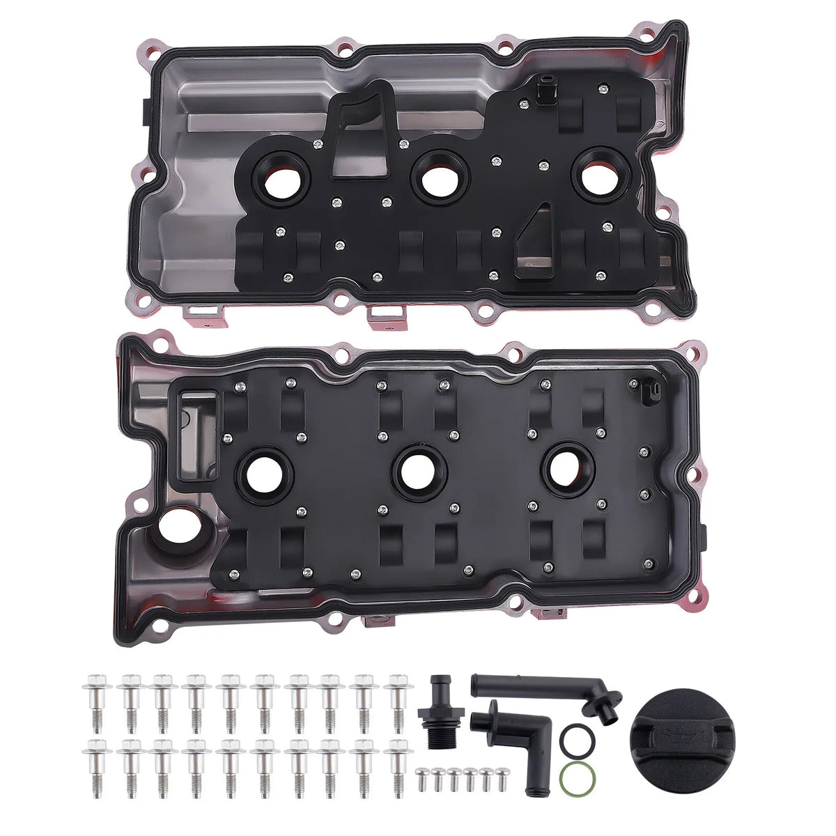 Aluminum Valve Cover Set w/ Gasket for Infiniti FX35 G35 M35 Nissan 350Z 03-08