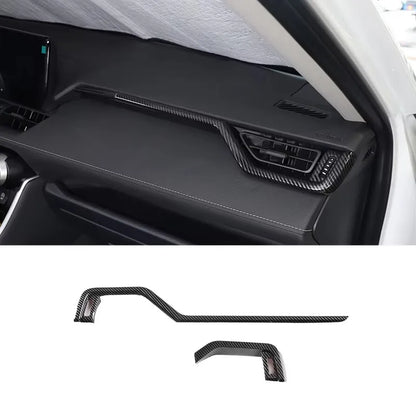 For Toyota RAV4 2020-2025 ABS Carbon Fiber Interior Kit Dashboard Console Gear Shift Panel Decoration Cover Trim Stickers
