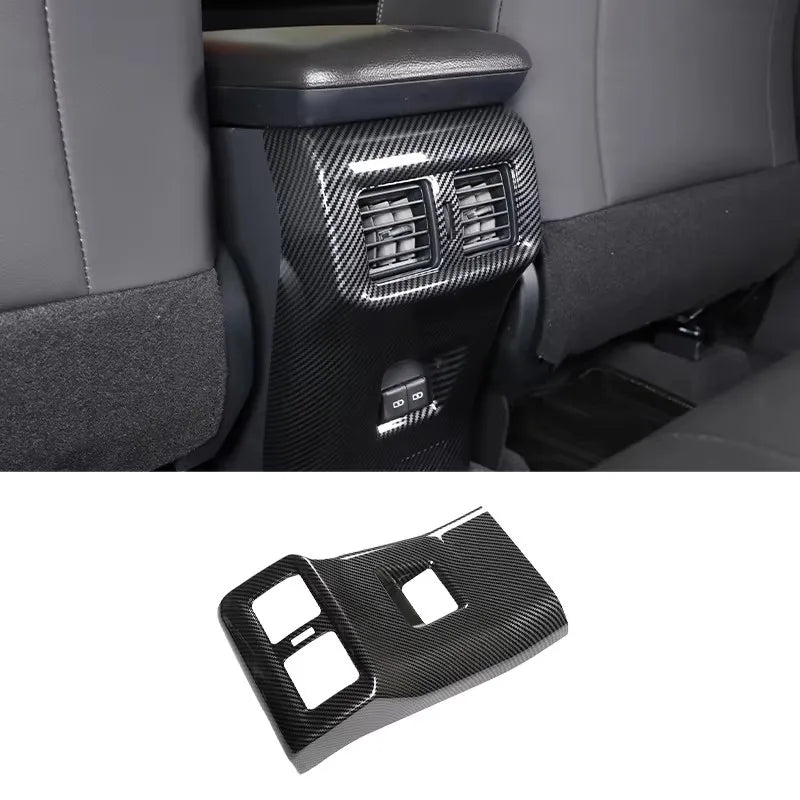 For Toyota RAV4 2020-2025 ABS Carbon Fiber Interior Kit Dashboard Console Gear Shift Panel Decoration Cover Trim Stickers